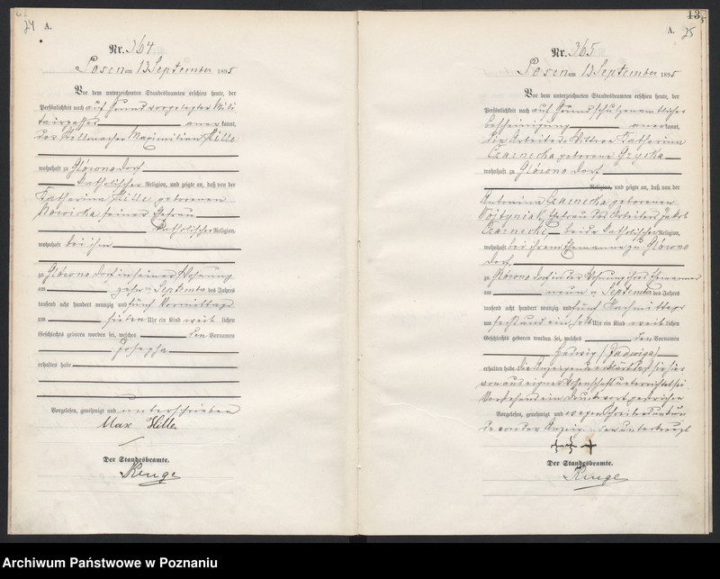 Obraz 15 z jednostki "Księga urodzeń t. II"