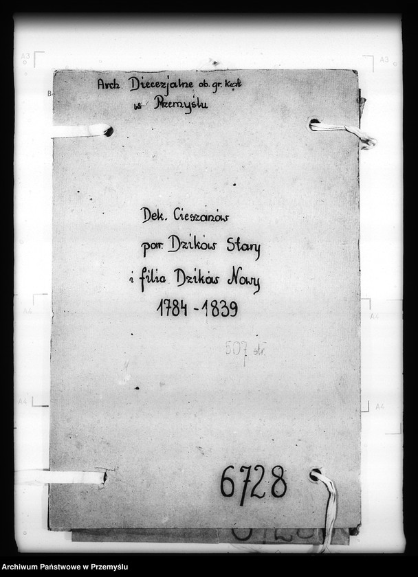 image.from.unit.number "[Kopie ksiąg metrykalnych parafii Dzików Stary (dekanat Cieszanów)]"