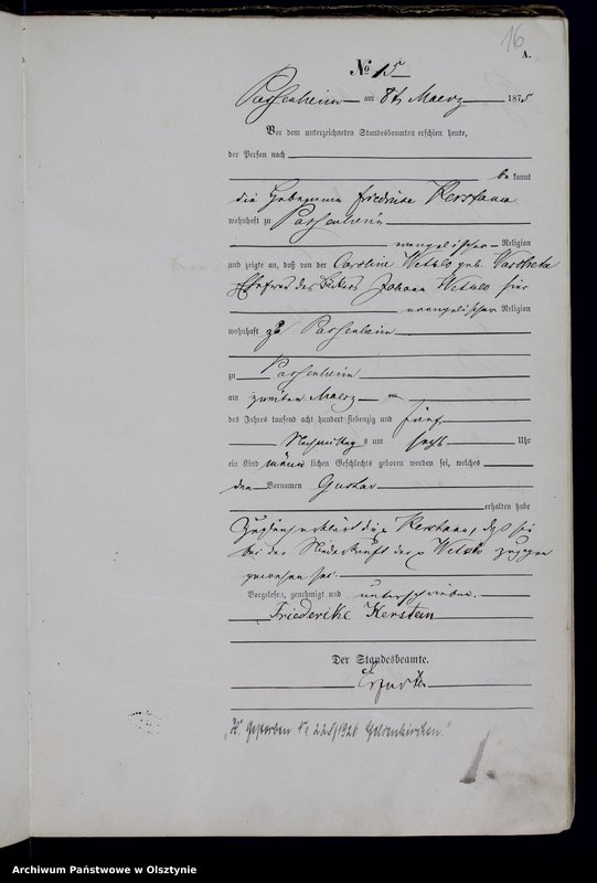 image.from.unit.number "Haupt-Geburts-Register Nr 1 - 91"