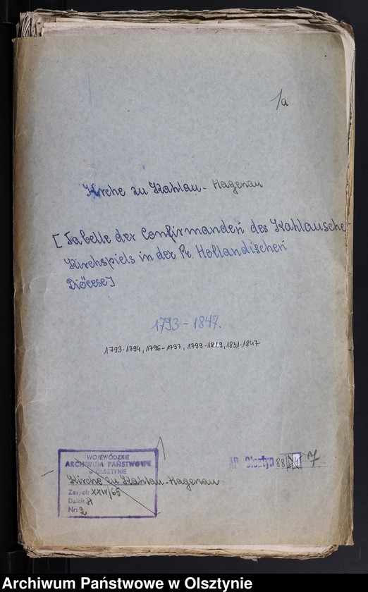 image.from.unit.number "Tabelle der Confirmanden des Kahlauschen Kirchspiels in der Pr. Holandischen Diözese 1793-1794, 1796-197, 1799-1829, 1831-1847"