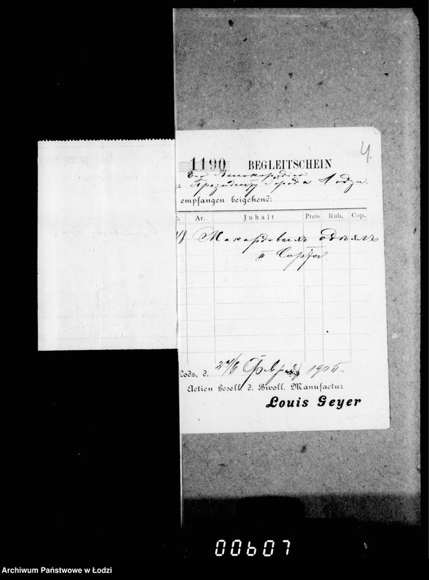 Obraz 9 z jednostki "Ob raschodach na soderžanije vojsk pribyvšich v gor. Lodz usilenija ochrany goroda po slučaju zabastovki rabočich. Čast 1"