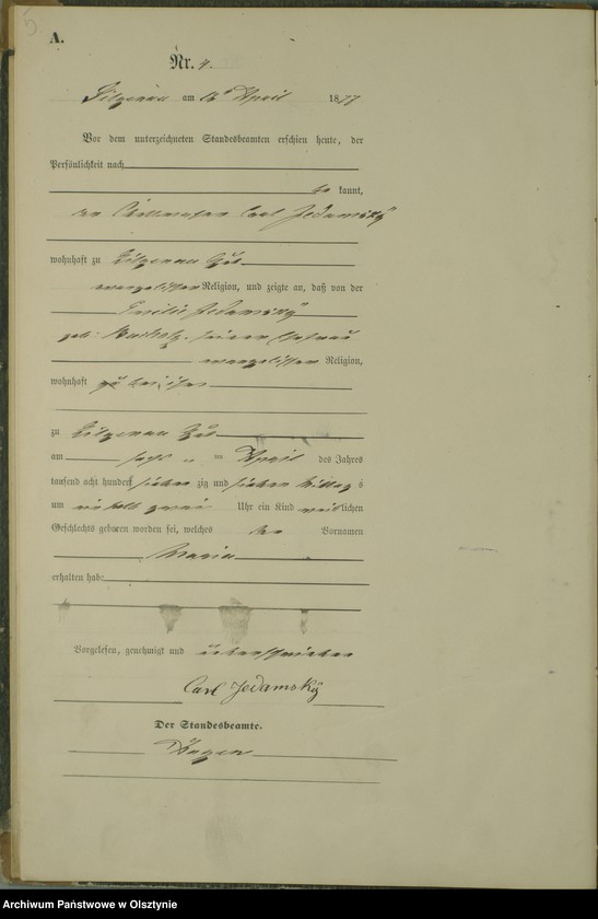 image.from.unit.number "Geburts-Haupt-Register Nr 1 - 15"