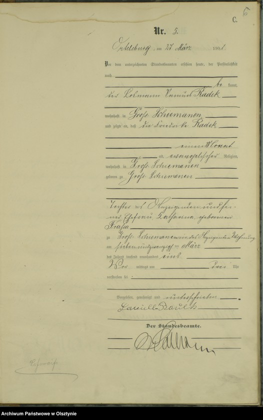 image.from.unit.number "Sterbe-Haupt-Register Nr 1 - 39"