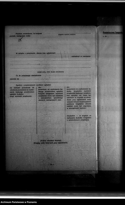 Obraz 19 z jednostki "Zatwierdzenie zakładu przemysłowego /rzeźni/ Jana Strauze w Gołańczy powiat wągrowiecki"