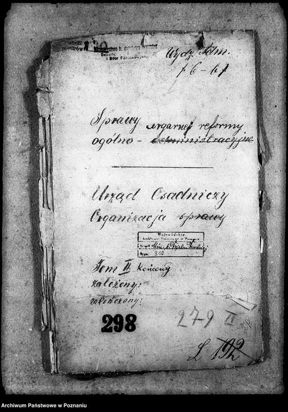 image.from.unit.number "Sprawy agrarnej reformy Urząd Osadniczy - organizacja"