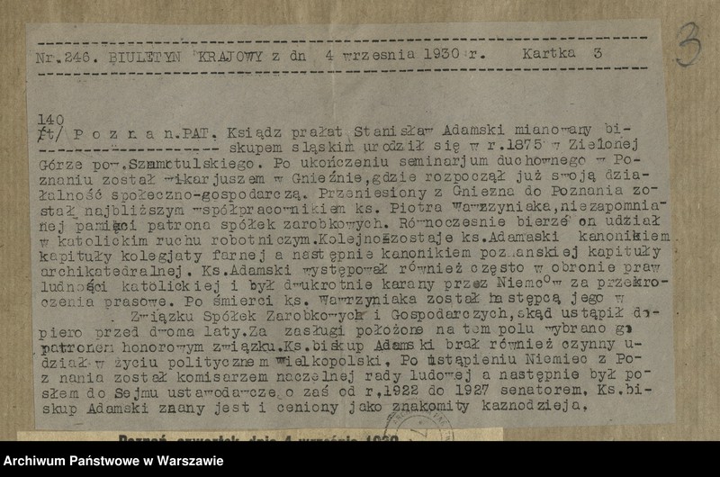 image.from.unit.number "Adamski Stanisław - ksiądz biskup"