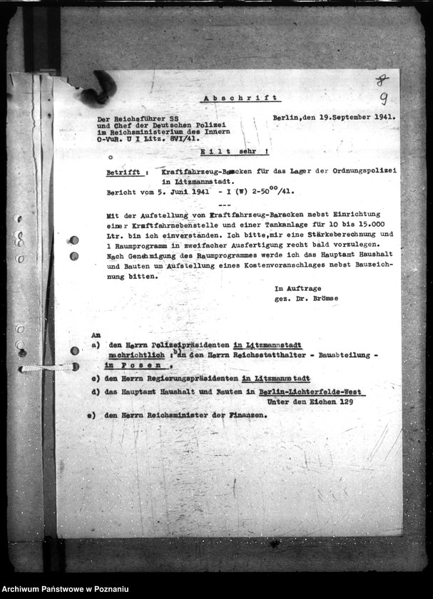 Obraz 13 z jednostki "Lager der Ordnungspolizei - Litzmannstadt"