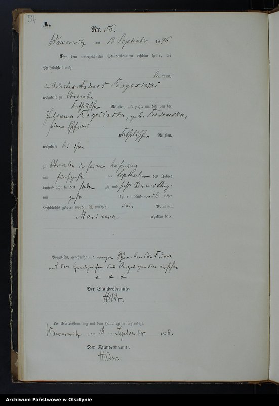 image.from.team "Urząd Stanu Cywilnego w Wielkich Bałówkach pow. nowomiejski"