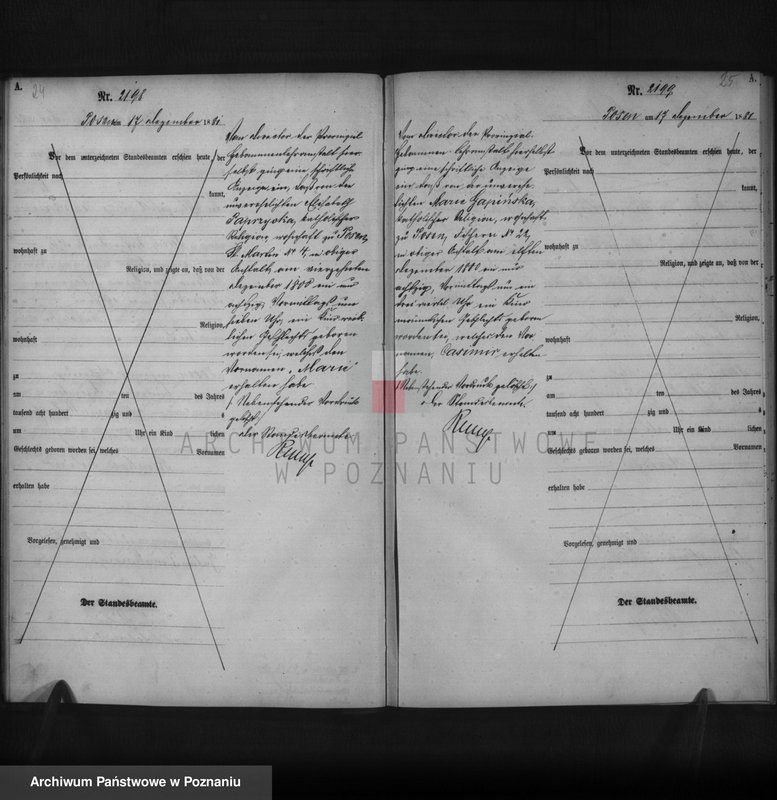 Obraz 14 z jednostki "Księga urodzeń t. V"