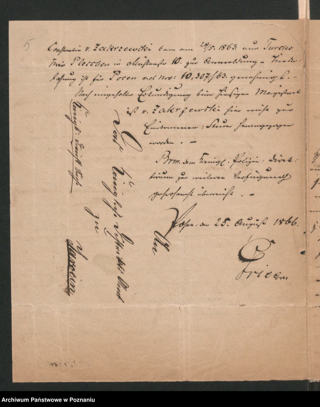 Obraz 9 z jednostki "A. betr. den Gutsbesitzer Konstantin von Zakrzewski von Tursko, Kreis Pleschew"