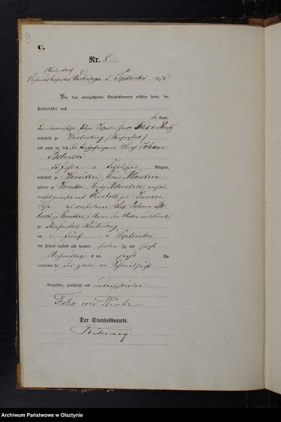 image.from.unit.number "Sterbe-Haupt-Register Nr 1 - 15"