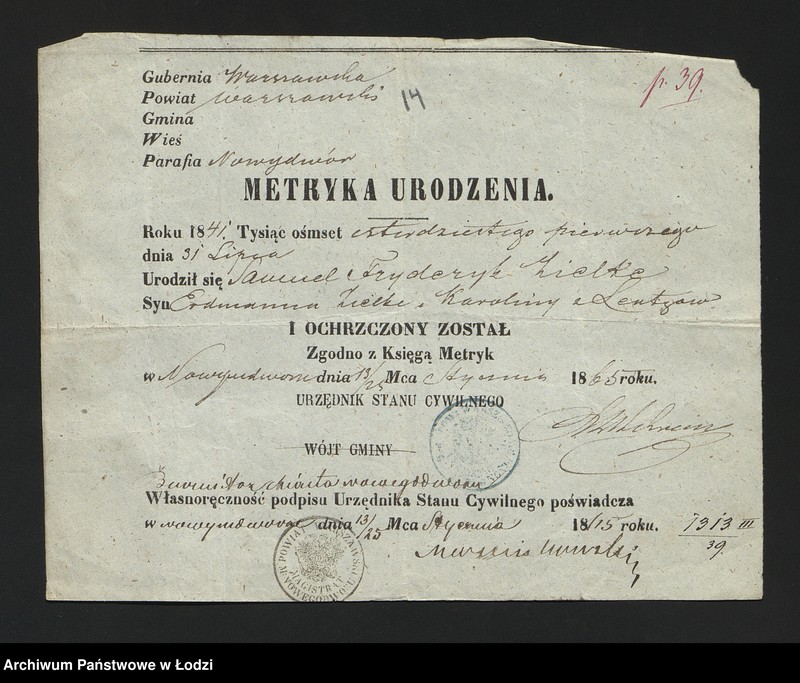 Obraz 16 z jednostki "[Aneksy od nr 1313 do nr 1335]"