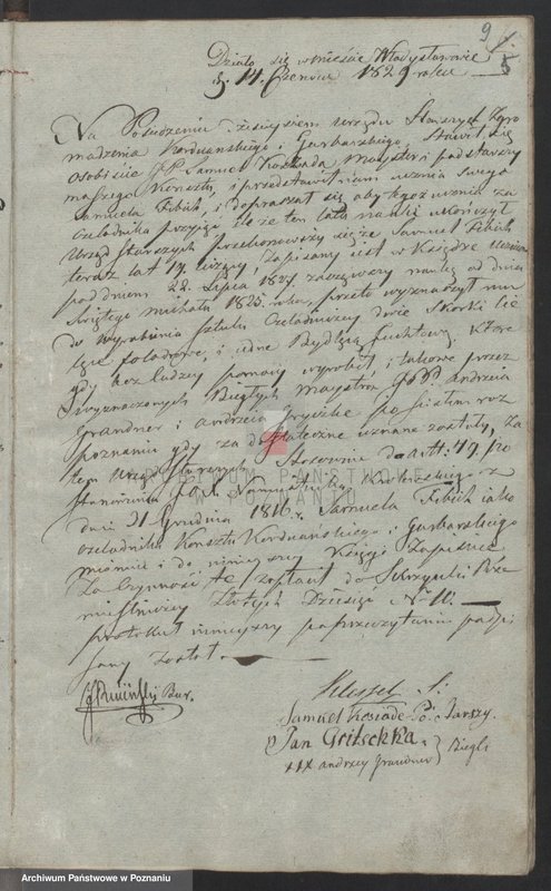 image.from.unit.number "Księga czeladników zgromadzenia kunstu korduainskiego i garbarskiego w mieście Władysławowie"