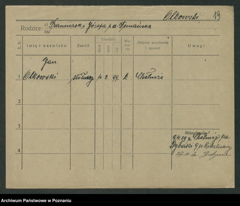 Obraz 15 z jednostki "Olk - Olszewski"