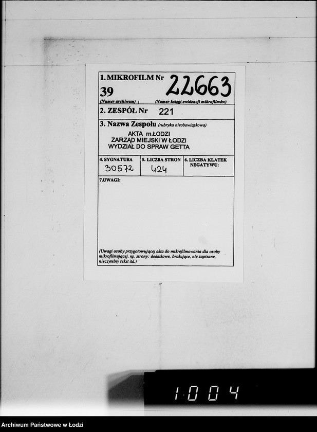 Obraz 2 z jednostki "Hermann Zeidler [rachunki za usługi transportowe dla Getta]"