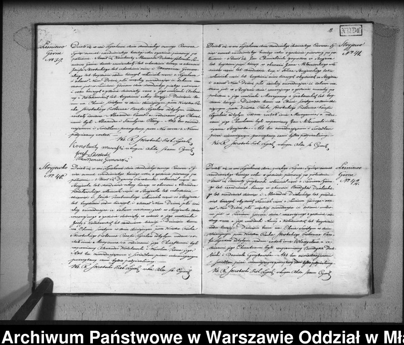 Obraz 14 z jednostki "Akta urodzin, małżeństw i zgonów"