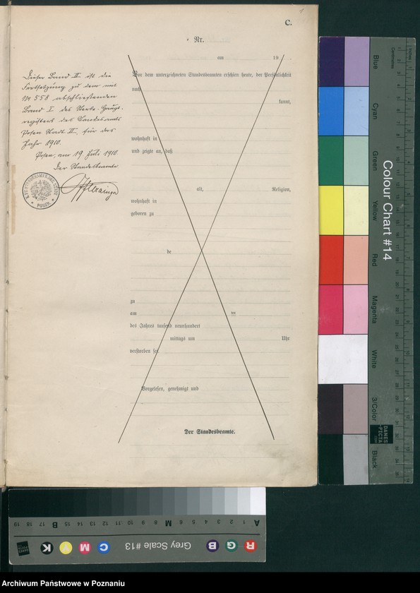 Obraz 3 z jednostki "Księga miejscowa zgonów tom II [Rejestr główny zgonów]"
