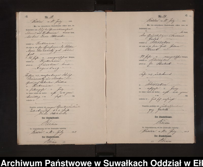 image.from.unit.number "Sterbe-Neben-Register des Preussischen Standes-Amtes Stasswinnen Kreis Loetzen"