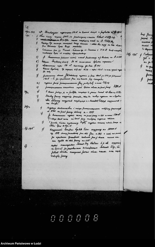 Obraz 6 z jednostki "Protokóły Zarządu Gminy Starozakonnych m. Łodzi [od 15 października 1914 r.]"