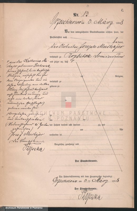 Obraz 16 z jednostki "Księga zgonów"