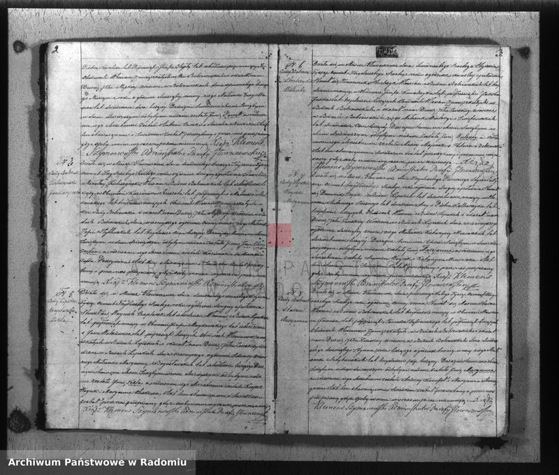 image.from.unit.number "Akta urodzin, małżeństw i zeyścia w gminie parafii Głowaczewskiej w roku 1836"