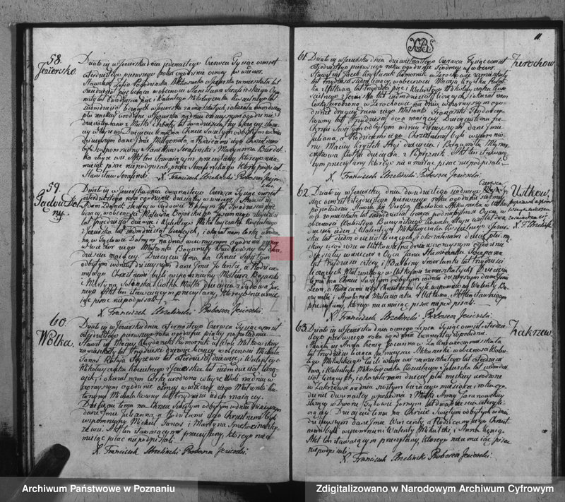Obraz 13 z jednostki "Akta urodzeń, małżeństw i zgonu"