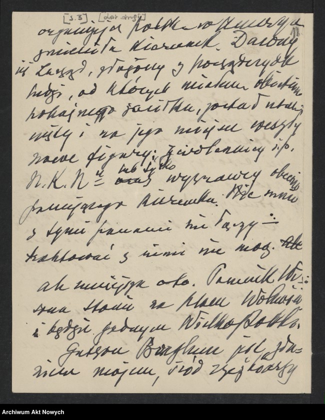 image.from.unit.number "Władze miejskie m. Poznania; Załączniki: a) zaproszenia; b) telegramy C. Ratajskiego (prez. m. Poznania) do E. B. Wilson (żony prez. W. Wilsona) i gen. Pershinga (rękopisy I. Paderewskiego dla C. Ratajskiego); c) telegramy E. B. Wilson, gen. I. Pershing