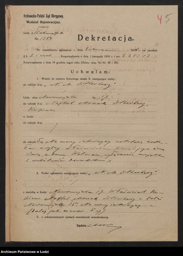 Obraz 7 z jednostki "N. M. Silberberg - skład papieru"