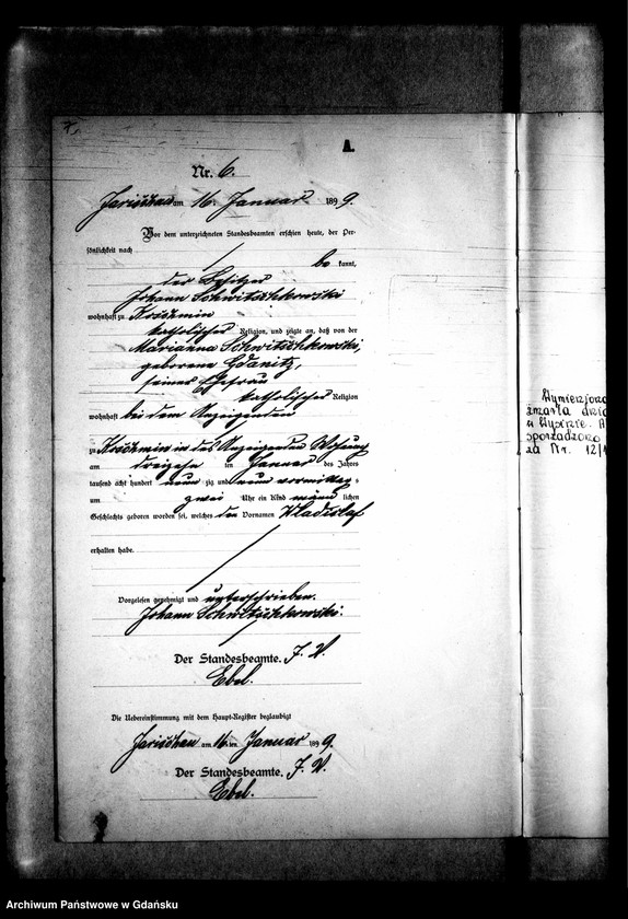 Obraz 11 z jednostki "Księga urodzeń"