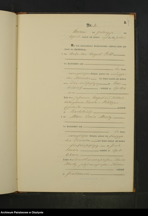 image.from.unit.number "Heiraths-Neben-Register Nr 1 - 9"