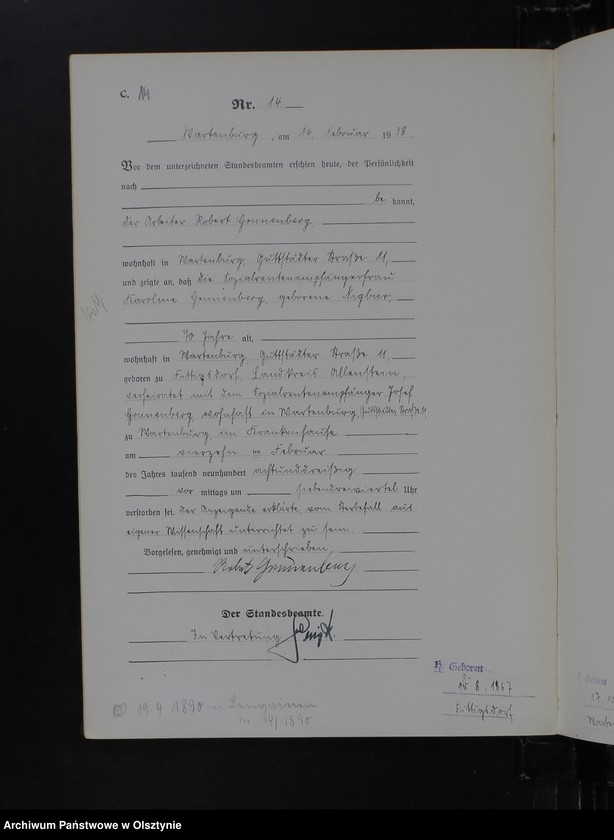 image.from.unit.number "Sterbe-Haupt-Register Nr 1 - 51"