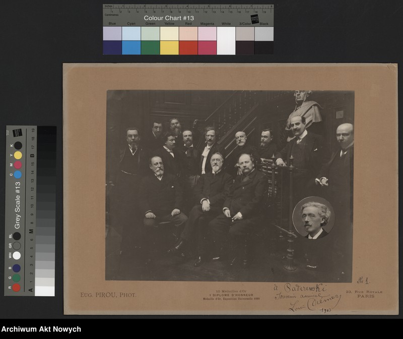 image.from.unit.number "Fotografie grupowe z udziałem I. J. Paderewskiego. Fotografie uroczystości i obchodów przesłane I. J. Paderewskiemu"