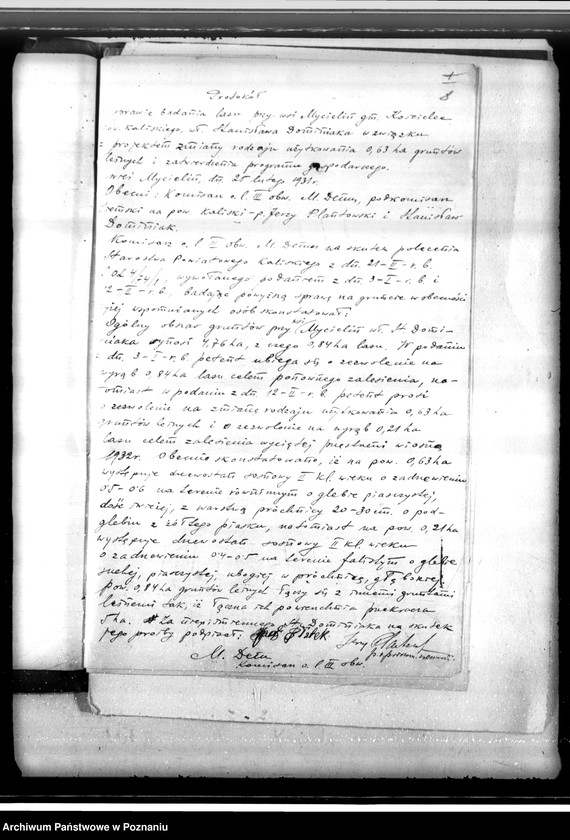 Obraz 12 z jednostki "Gmina Kościelec powiat kaliski /sprawy leśne/"