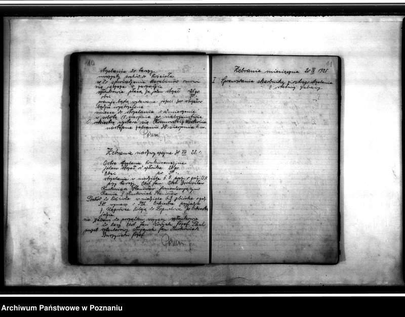 Obraz 9 z jednostki "Protokoły zebrań Towarzystwa Powstańców i Wojaków w Długiej Goślinie"