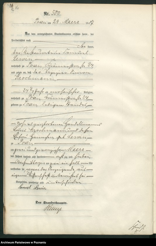 Obraz 19 z jednostki "Księga zgonów t. II"