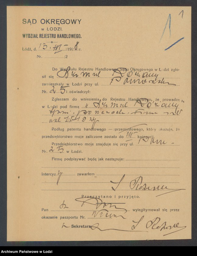 Obraz 3 z jednostki "Szmul Różany – sprzedaż pończoch"