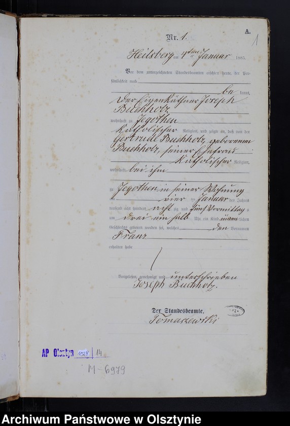 image.from.unit.number "Geburts-Haupt-Register Nr 1 - 146"