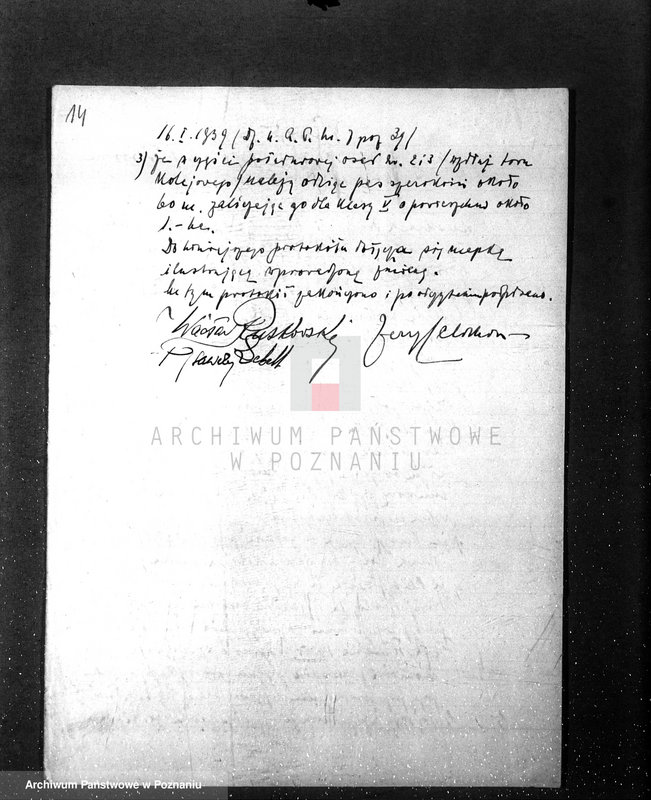 Obraz 18 z jednostki "Majątek Podobowice w powiecie żnińskim nabycie nieruchomości w trybie art.. 8 ustawy o wykonaniu reformy rolnej"