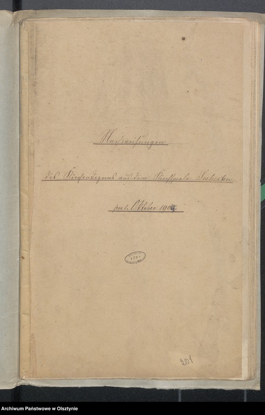 image.from.unit.number "Nachweisungen der Kirchendecems aus dem Kirchspiel Seehesten"