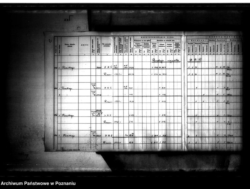 Obraz 7 z jednostki "Księga sprawozdawczo-statystyczna powiatu szubińskiego dla parcelacji Państwowego Banku Rolnego"