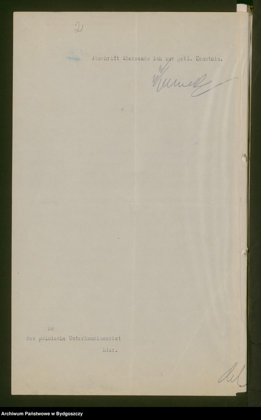 image.from.unit.number "[Korespondencja z nadprezydentem Prowincji Prus Zachodnich]"
