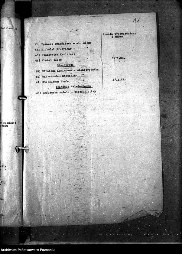 Obraz 18 z jednostki "Departament Przemysłu i Handlu [sprawy osobowe urzędników departamentu]"