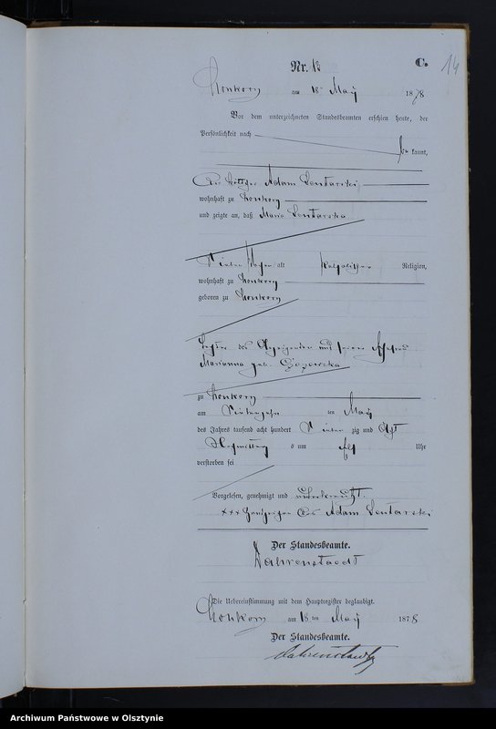 image.from.unit.number "Sterbe-Neben-Register Nr 1 - 32"