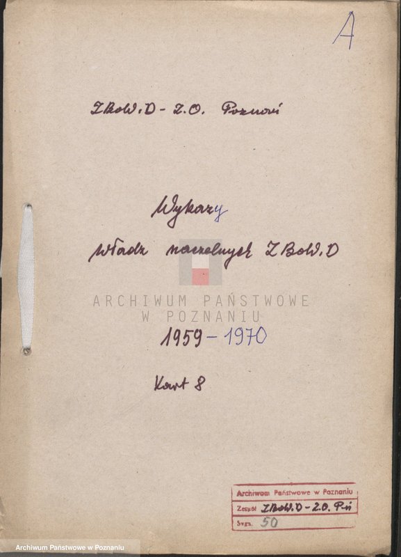 Obraz 4 z jednostki "Wykazy władz naczelnych Związku Bojowników o Wolność i Demokrację."