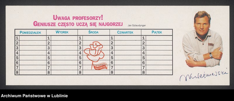 Obraz 7 z kolekcji "Wybory prezydenckie w 1995 r. - materiały wyborcze111"