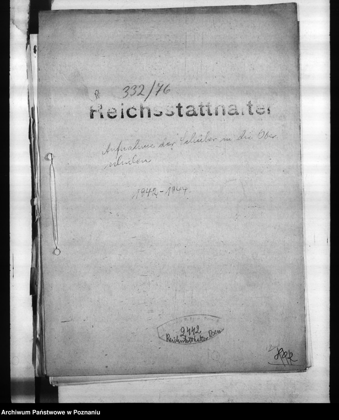 Obraz 4 z jednostki "Aufnahme der Schüler in die Oberschulen."