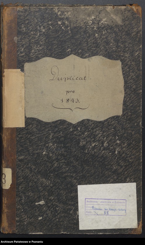 Obraz 2 z jednostki "[Akta urodzeń i chrztów, zgonów i pogrzebów, zapowiedzi i ślubów]"