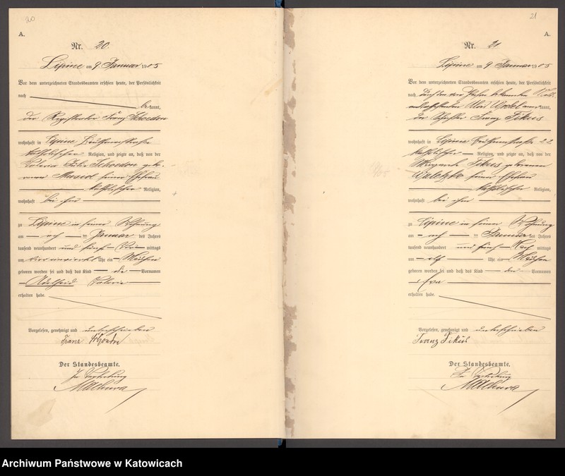 image.from.unit.number "Księga urodzeń T. I nr 1-592"