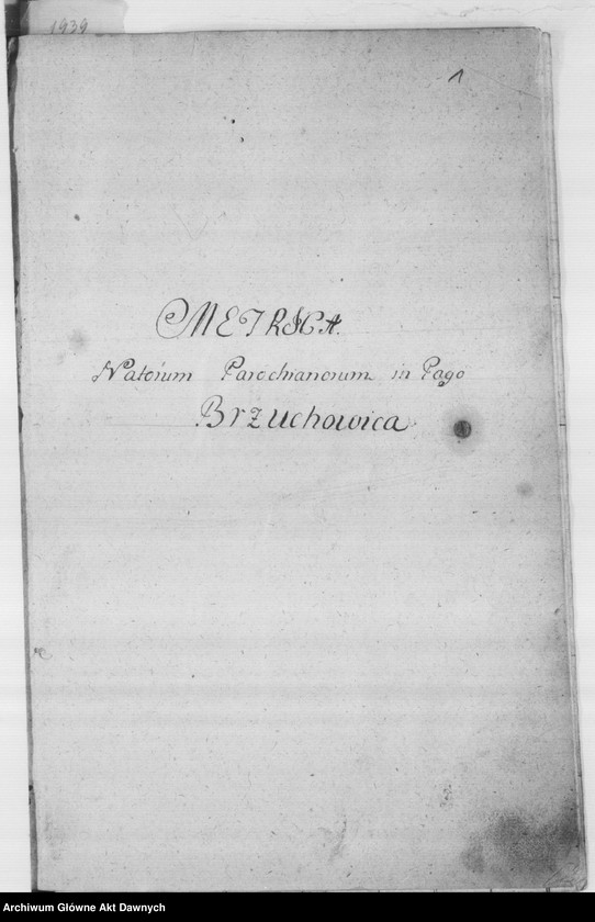 image.from.unit.number "Parafia: Rzęsna Polska. Dekanat: Gródek Jagielloński. Księga metrykalna urodzeń tylko dla wsi Brzuchowice*."