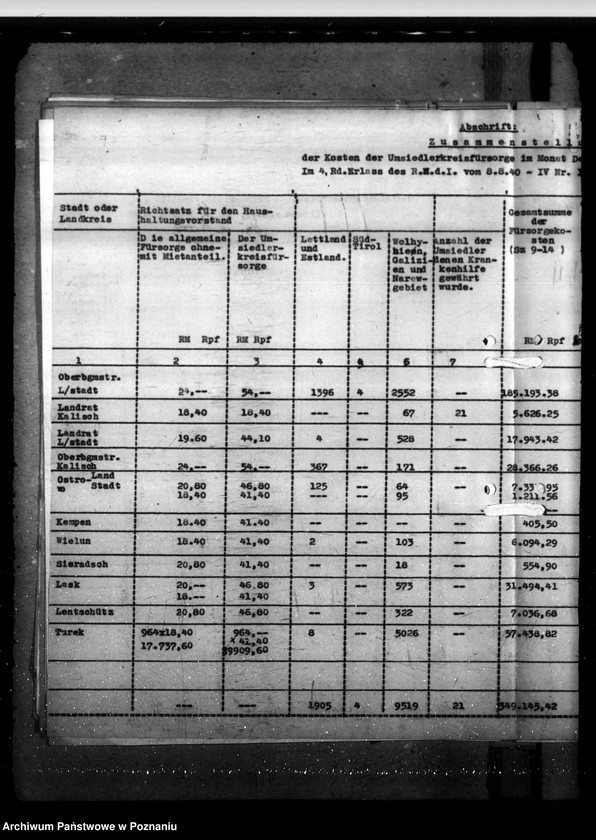 Obraz 16 z jednostki "Umsiedlerkreisfürsorge - Monat Dezember"